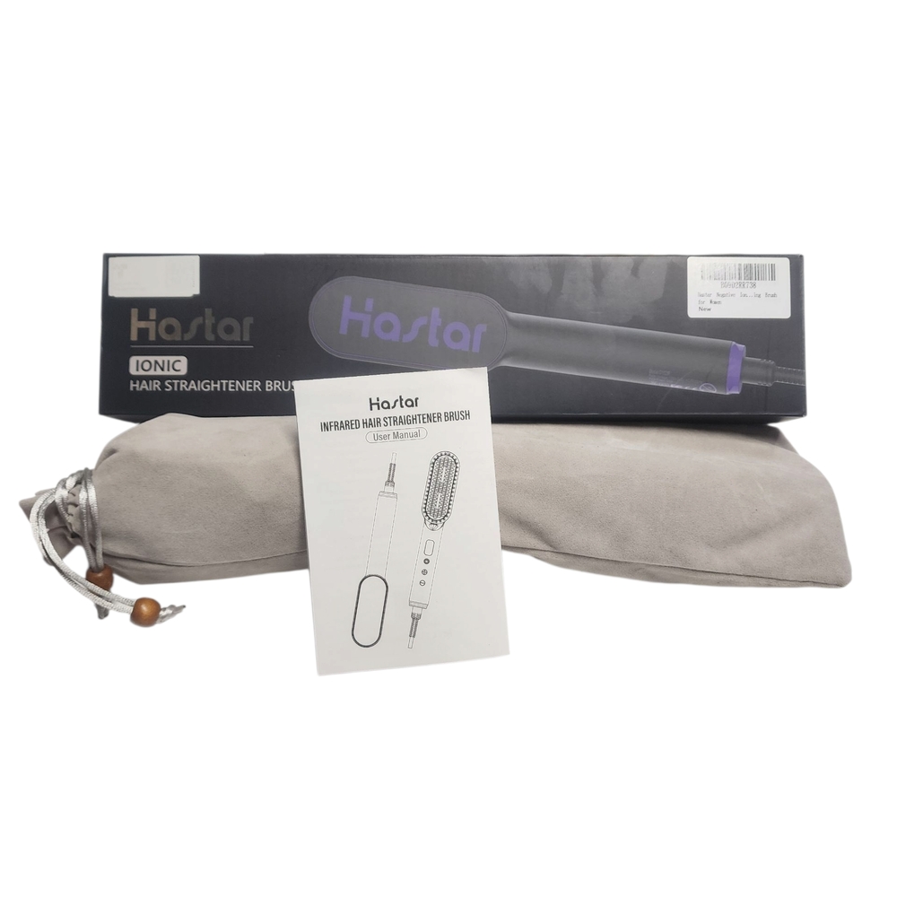 Hastar Hair Straightener Brush with Ionic Technology